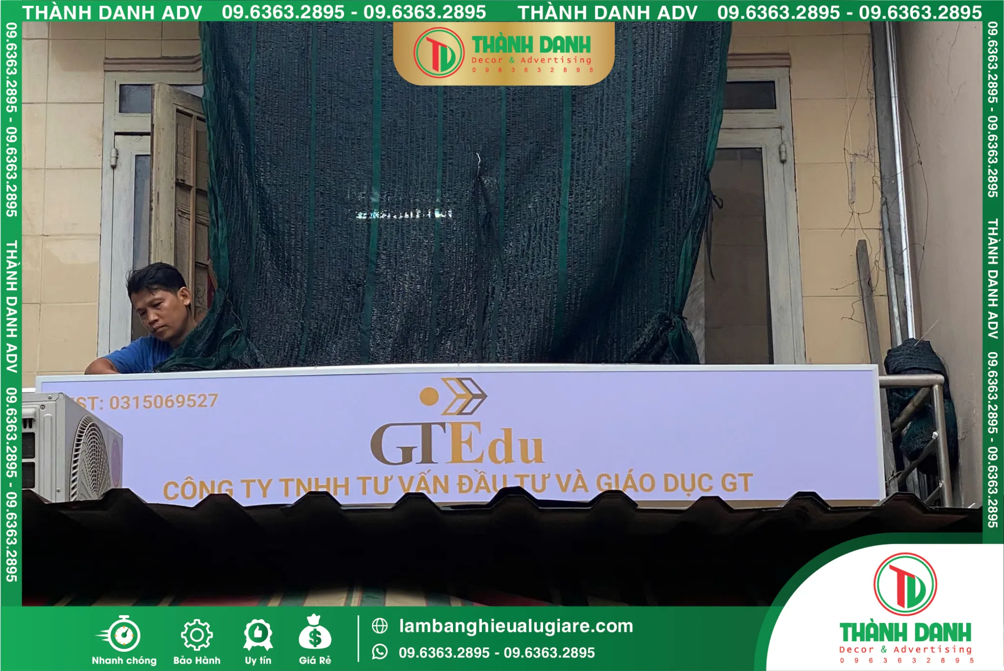 Bảng Bạt Quận 8 GTEdu – Mẫu Đẹp, Giá Tham Khảo, Thi Công Thực Tế