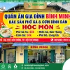 Bảng Bạt Hóc Môn Quán Ăn Gia Đình Bình Minh – Thi Công Thực Tế