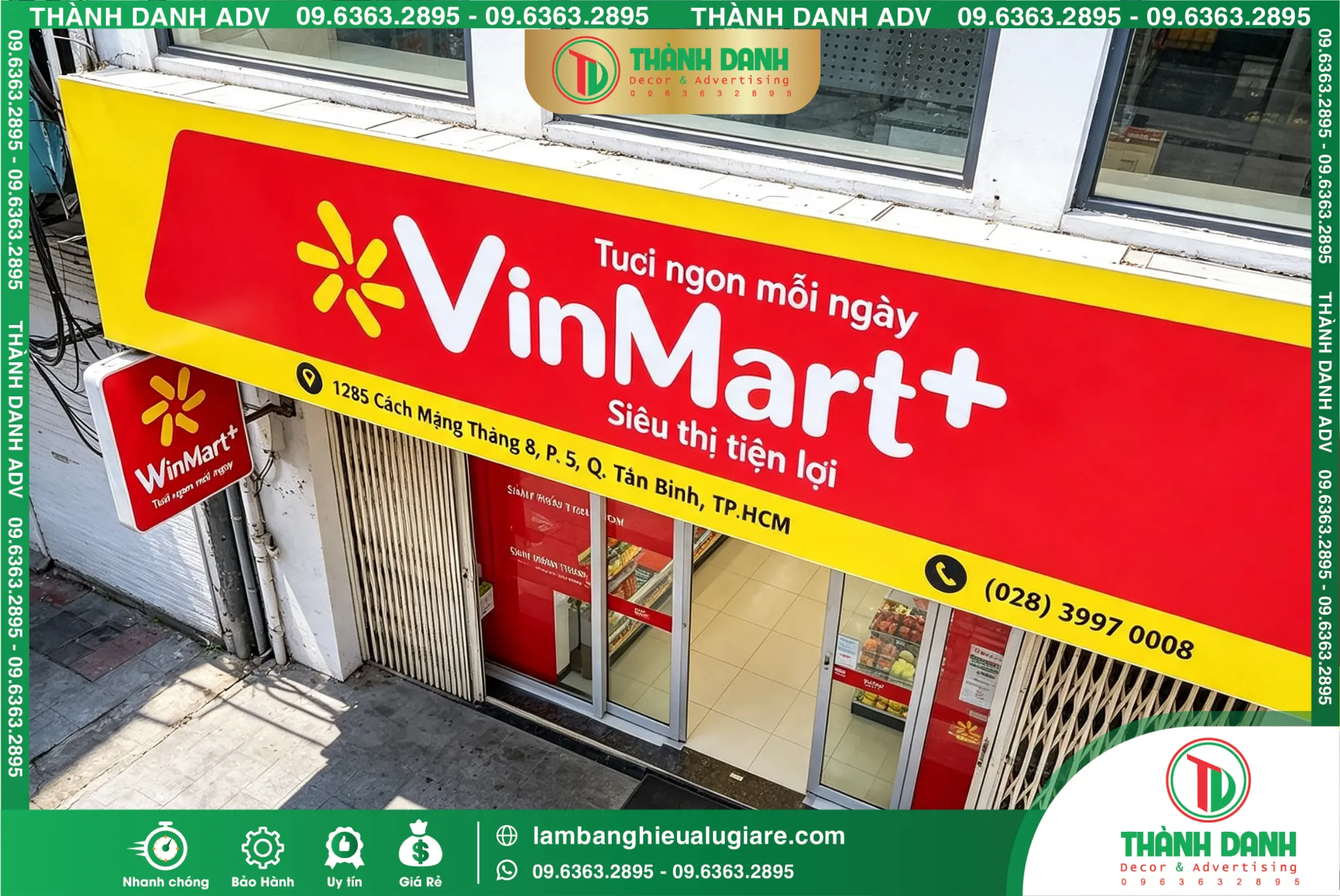 Bảng Bạt Quận Tân Bình VinMart – Mẫu Đẹp, Bền Đẹp