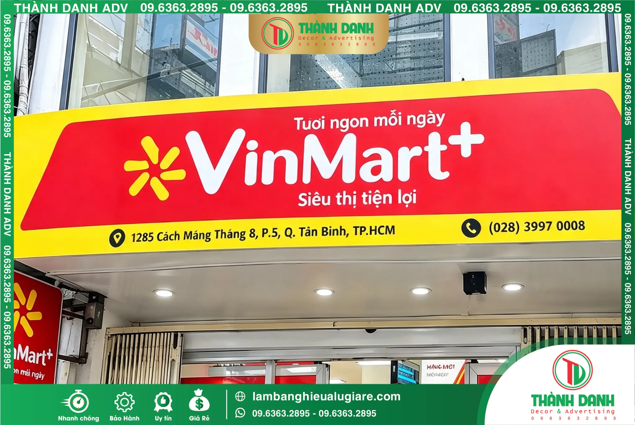 Bảng Bạt Quận Tân Bình VinMart – Mẫu Đẹp, Bền Đẹp