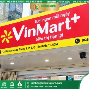 Bảng Bạt Quận Tân Bình VinMart – Mẫu Đẹp, Bền Đẹp