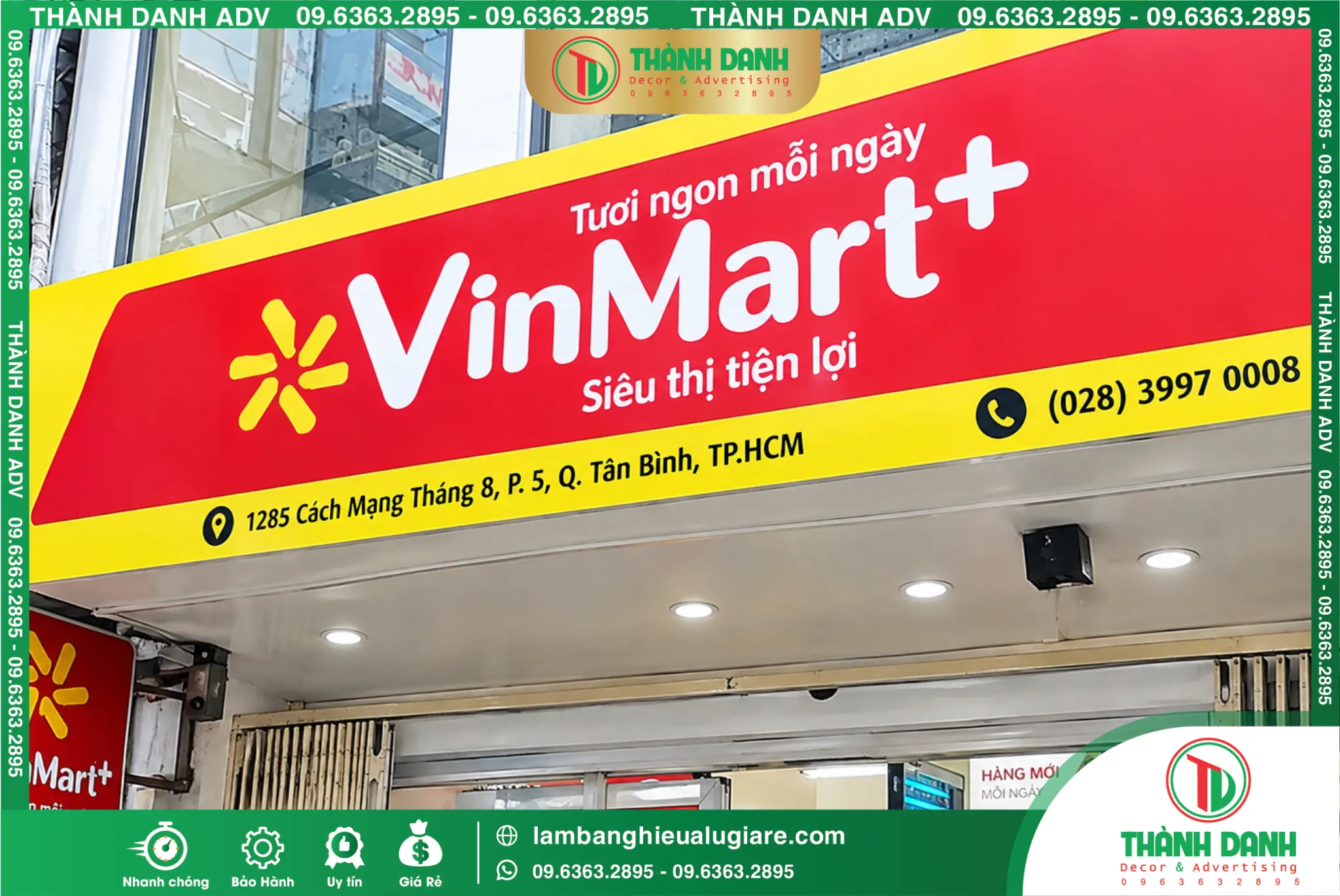 Bảng Bạt Quận Tân Bình VinMart – Mẫu Đẹp, Bền Đẹp