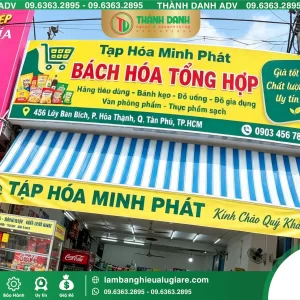 Bảng Bạt Quận Tân Phú Cho Bách Hóa – Mẫu Đẹp, Bền Đẹp