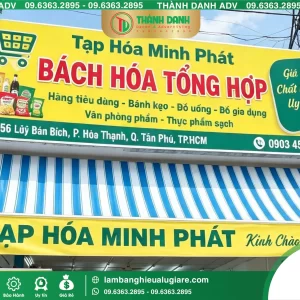 Bảng Bạt Quận Tân Phú Cho Bách Hóa – Mẫu Đẹp, Bền Đẹp