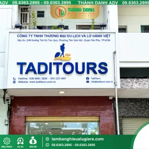 Bảng hiệu Alu Tân Phú giá rẻ - Công Ty TNHH TADITOURS Lữ Hành Ta Đi