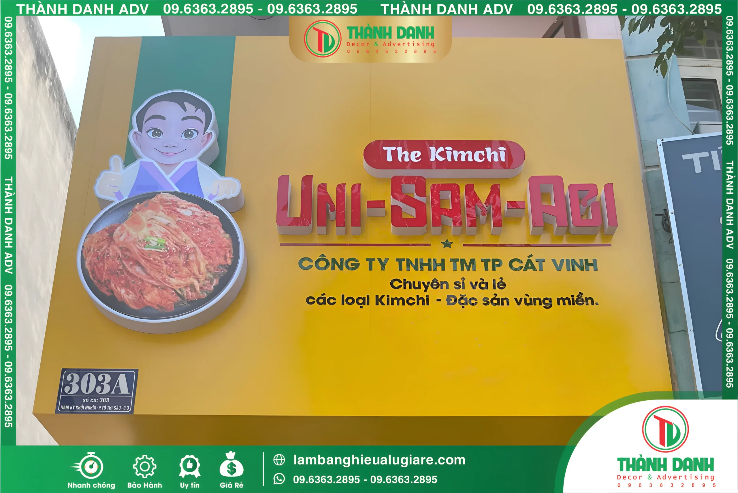 Chuyên Thiết Kế Thi Công Bảng Hiệu Alu Quận 3