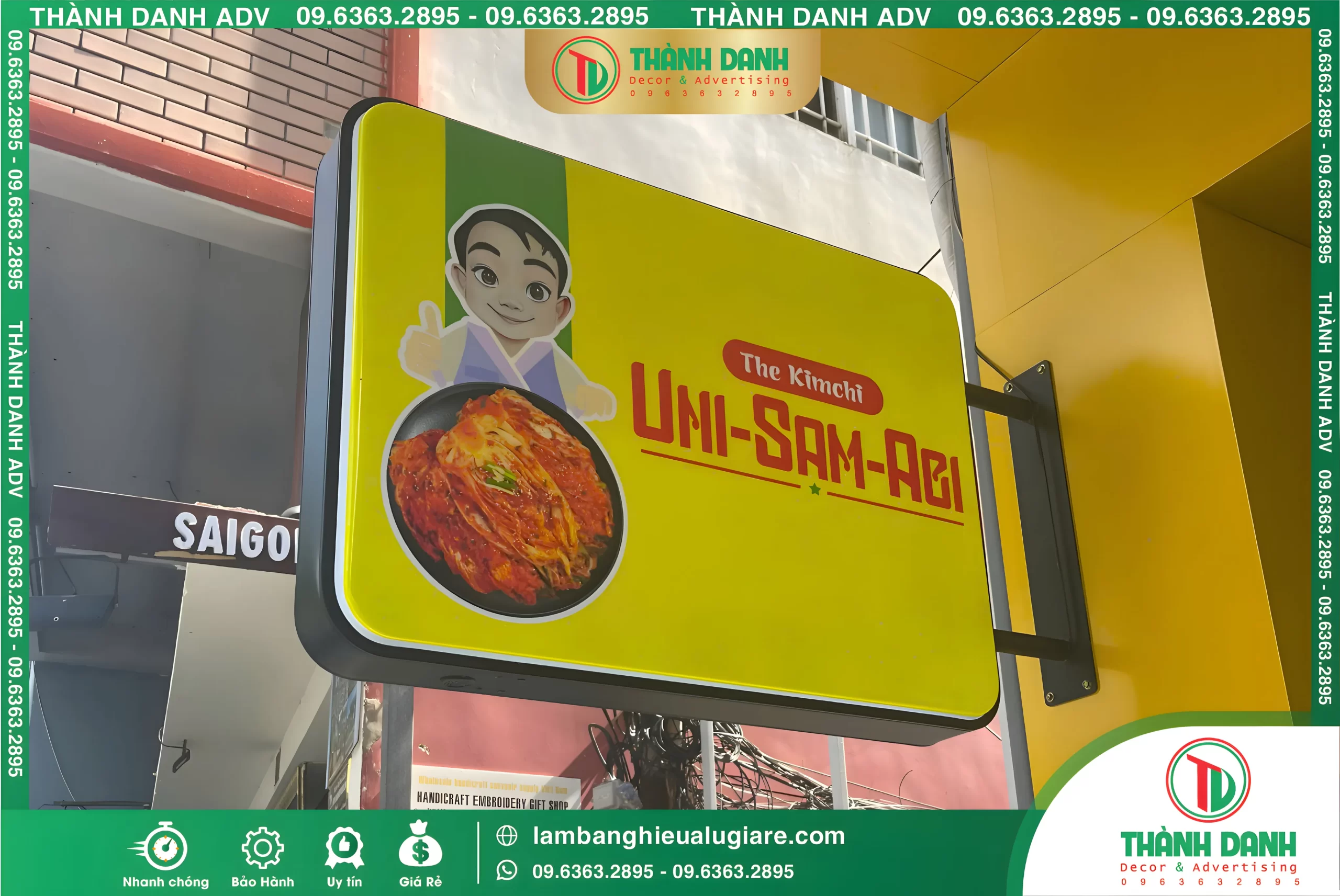 Chuyên Thiết Kế Thi Công Bảng Hiệu Alu Quận 3