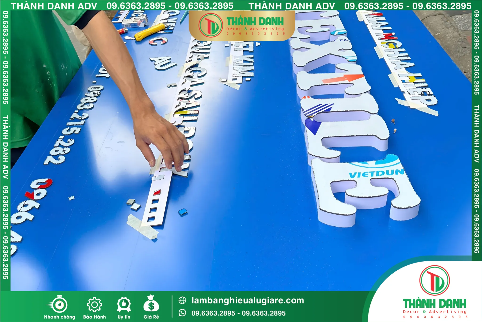 Bảng Hiệu Alu Nghĩa Hiệp Bình Tân – Mẫu Đẹp, Thi Công Thực Tế