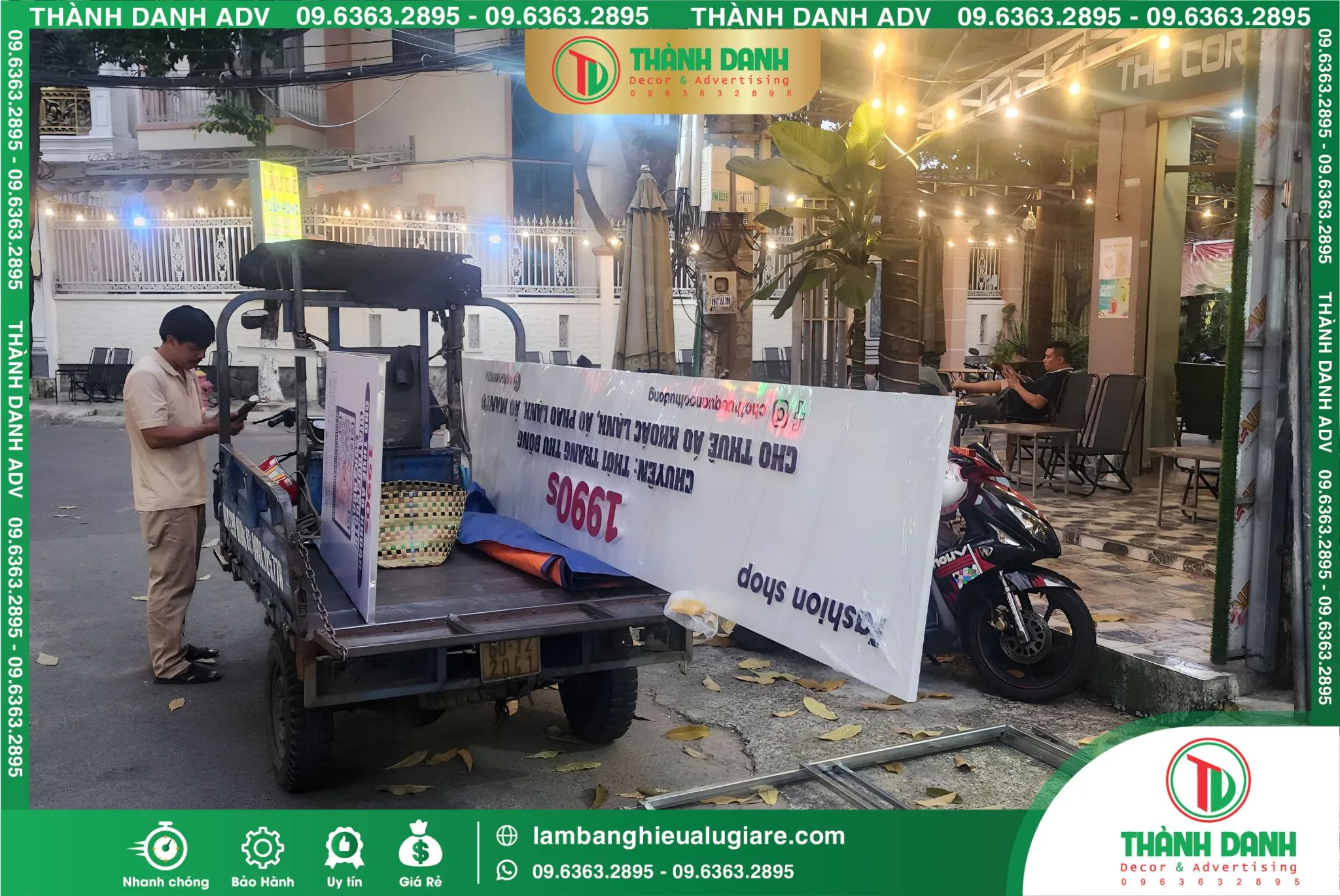 Bảng hiệu alu chữ nổi mica - Thiết kế đẹp với giá hợp lý