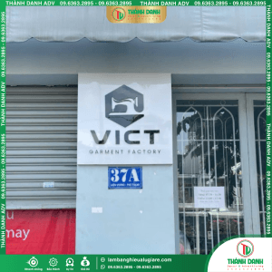 Bảng Hiệu Xưởng May Tân Phú VICT – Mẫu Đẹp, Giá Tốt