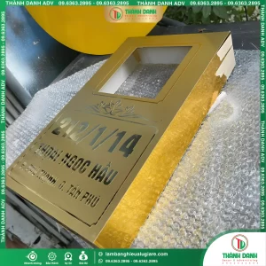 Bảng Số Nhà Inox Quận Tân Phú – Gia Công Theo Kích Thước