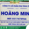 Bảng Tên Công Ty Phụ Tùng Ô Tô Hoàng Minh Tân Phú – Mẫu Đẹp, Giá Tốt