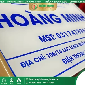 Bảng Tên Công Ty Phụ Tùng Ô Tô Hoàng Minh Tân Phú – Mẫu Đẹp, Giá Tốt