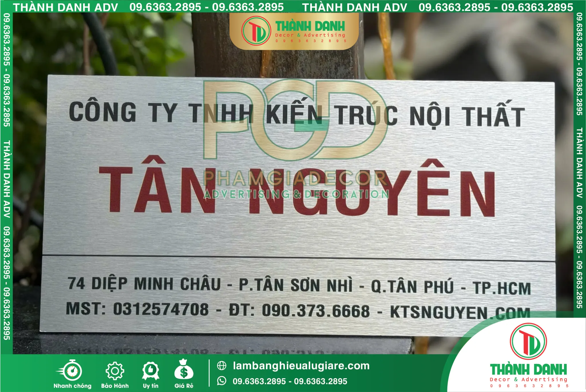 Bảng Tên Công Ty Đẹp, Chuyên Nghiệp – Giá Tốt 2026