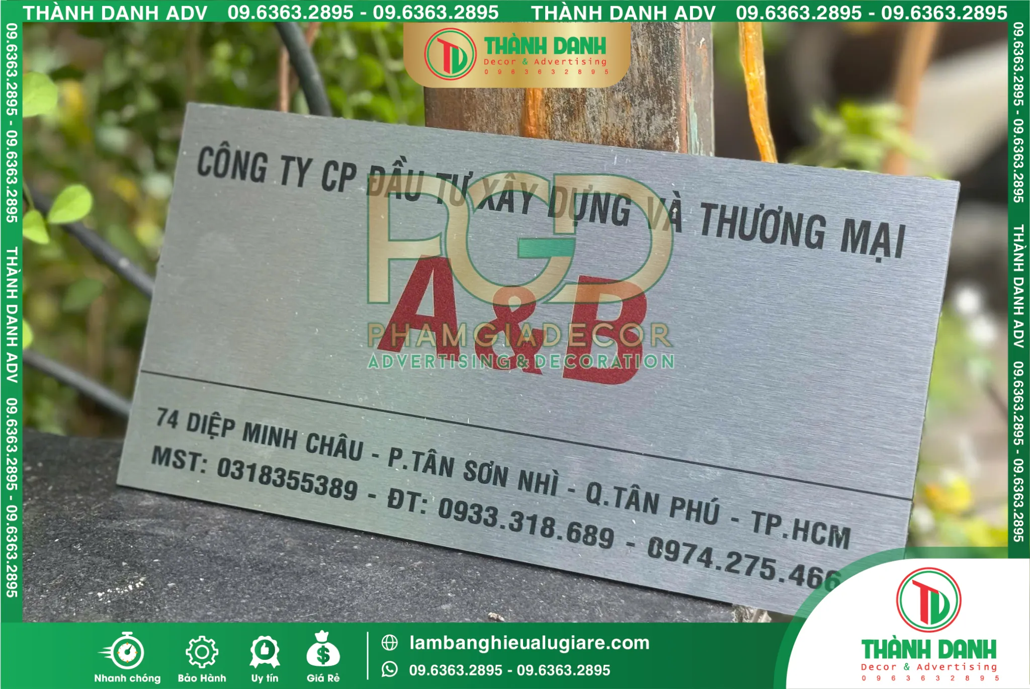 Bảng Tên Công Ty Đẹp, Chuyên Nghiệp – Giá Tốt 2026