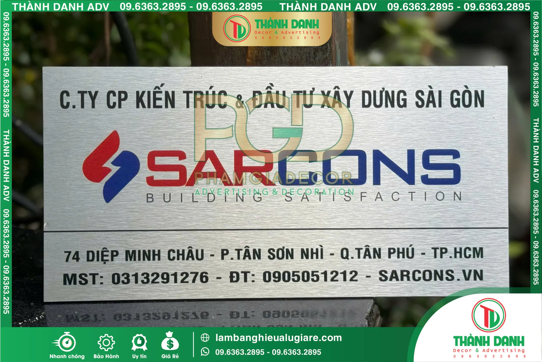 Bảng Tên Công Ty Đẹp, Chuyên Nghiệp – Giá Tốt 2026