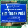 Bảng Tên Hộ Kinh Doanh Long An Kim Thạnh Phát – Mẫu Đẹp, Giá Tốt