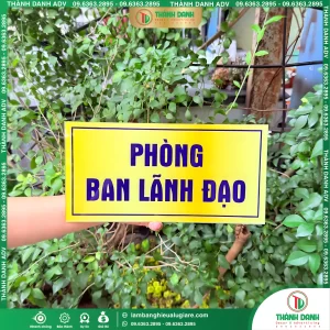 Bảng Tên Các Phòng Ban Đẹp, Chuyên Nghiệp – Làm Theo Yêu Cầu