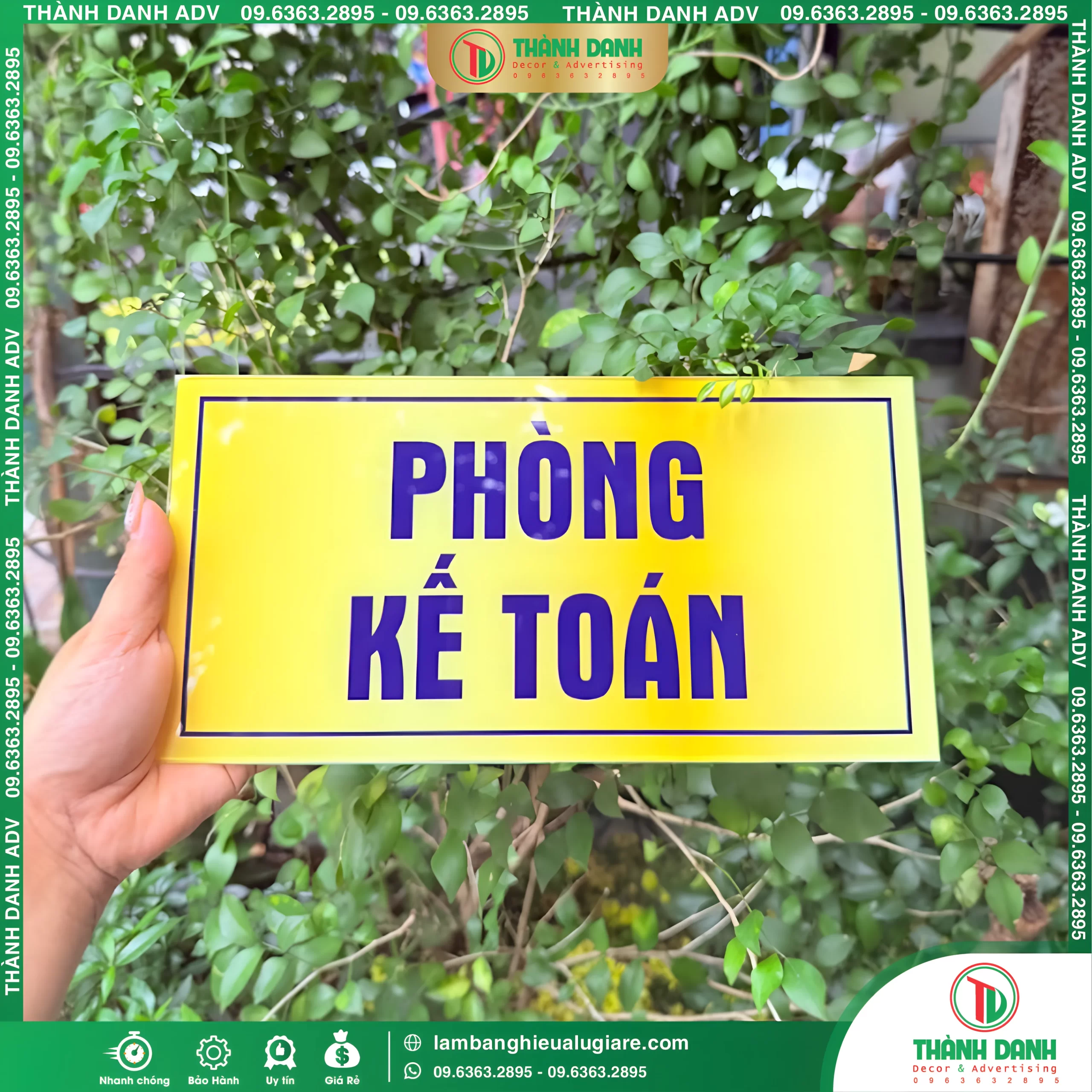 Bảng Tên Các Phòng Ban Đẹp, Chuyên Nghiệp – Làm Theo Yêu Cầu