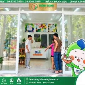 Làm Bảng Hiệu Cháo Ăn Dặm KYO DASHI Quận Tân Bình – Báo Giá Hôm Nay