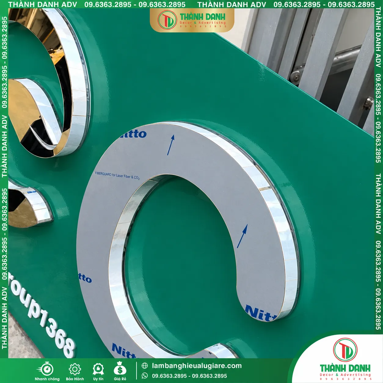 Chữ Inox Đế Mica Đẹp, Giá Tốt – Làm Theo Yêu Cầu