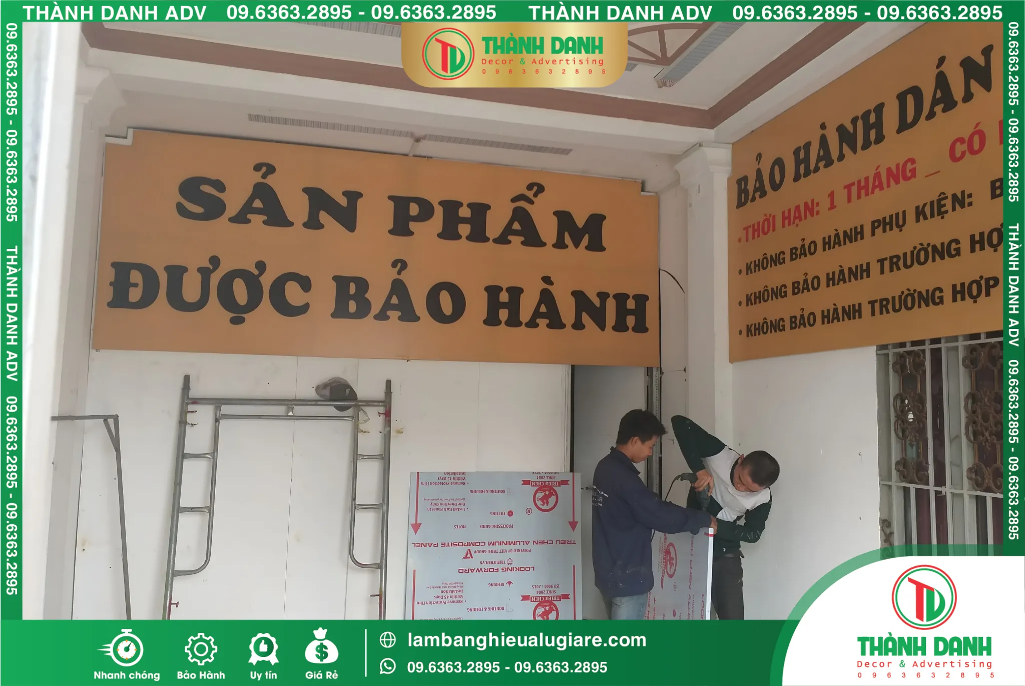 Làm Bảng Hiệu Giày Bình Tân – Mẫu Đẹp, Giá Tốt, Thi Công Tận Nơi