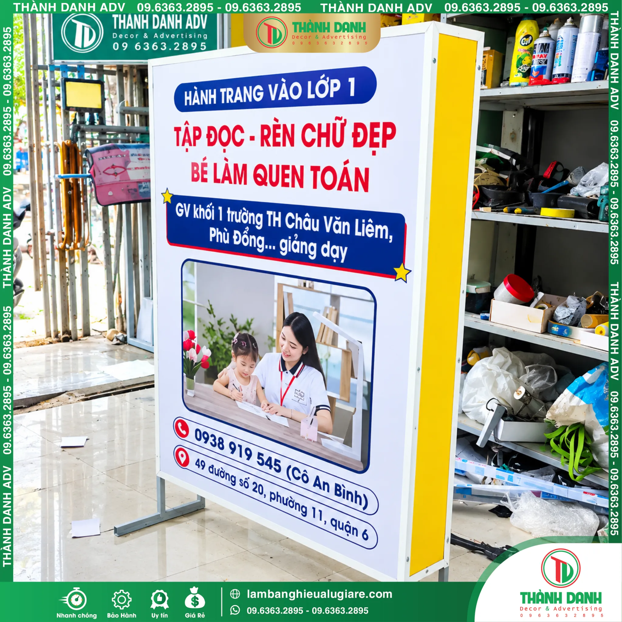 Hộp Đèn Bạt Không Gân Quận 6 – Hành Trang Vào Lớp 1 Giá Rẻ