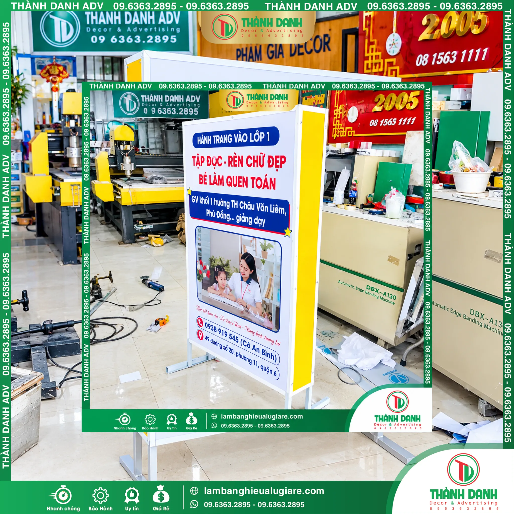 Hộp Đèn Bạt Không Gân Quận 6 – Hành Trang Vào Lớp 1 Giá Rẻ