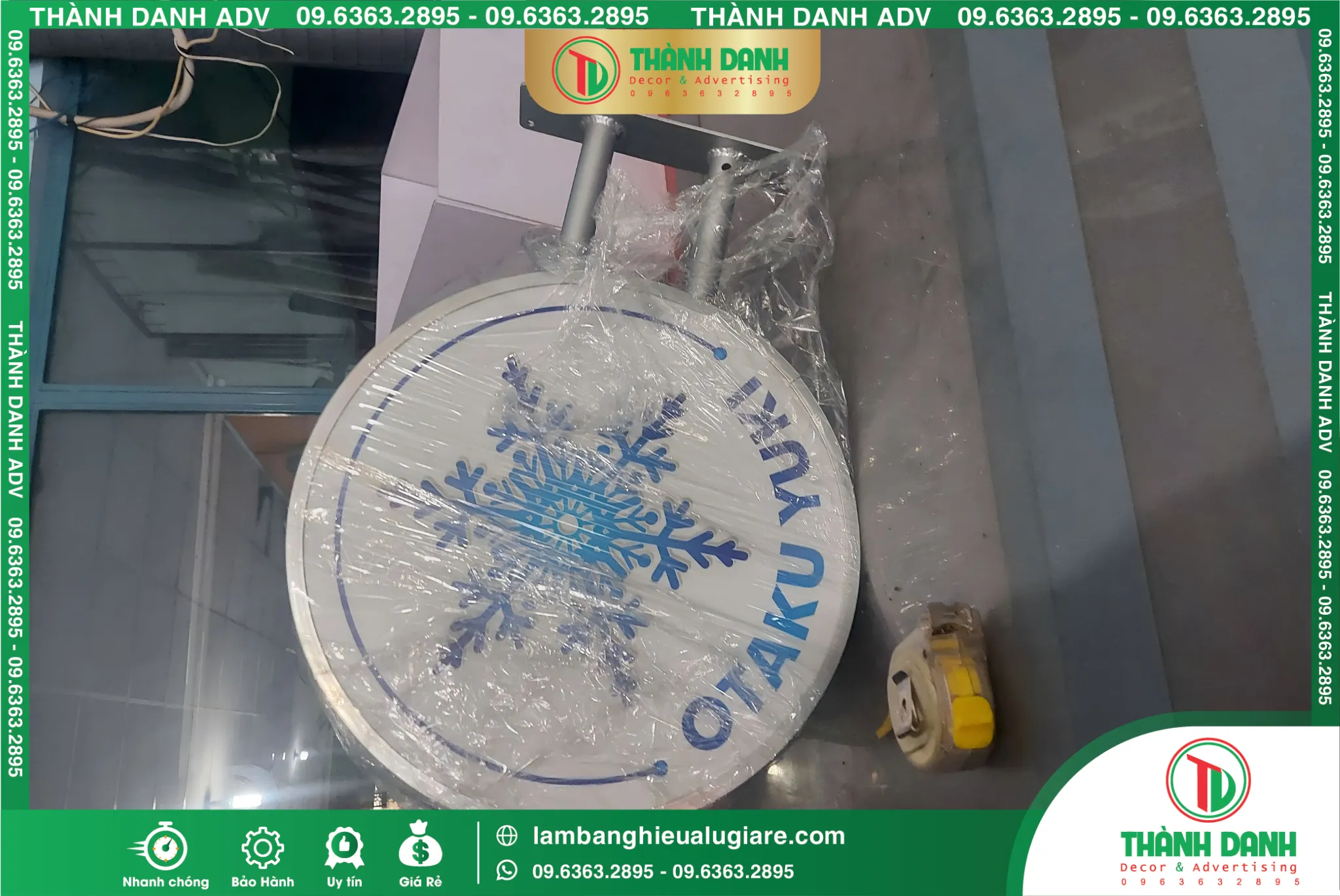 Hộp đèn hút nổi tròn giá rẻ