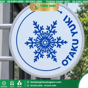 Hộp đèn hút nổi tròn giá rẻ
