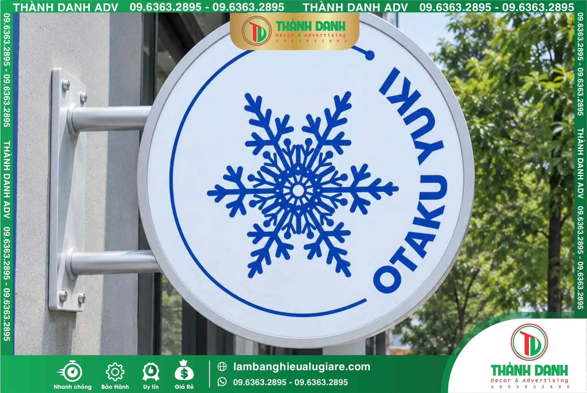 Hộp đèn hút nổi tròn giá rẻ