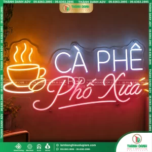 LED Neon Sign dành cho quán Cafe Đẹp, Giá Tốt – Thiết Kế Theo Yêu Cầu