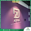 Logo chữ nổi đẹp, bảng mica văn phòng gía mềm