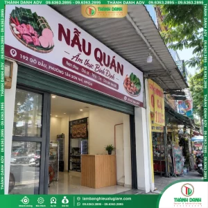 Bảng Bạt Tân Phú Nẫu Quán Ẩm Thực Bình Định – Mẫu Đẹp, Giá Tốt