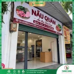 Bảng Bạt Tân Phú Nẫu Quán Ẩm Thực Bình Định – Mẫu Đẹp, Giá Tốt