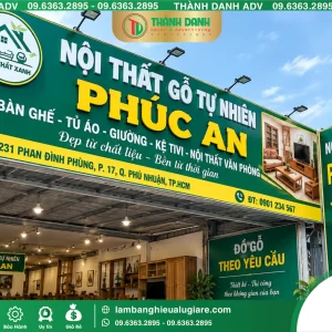 Bảng Bạt Quận Phú Nhuận Nội Thất Gỗ Phúc An Mẫu Đẹp, Giá Tốt