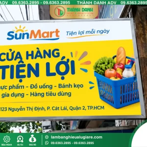 Bảng Vẫy Bạt Quận 2 SunMart – Mẫu Đẹp, Giá Tốt