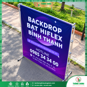 In Bạt Hiflex quận Bình Thạnh Backdrop Gía Rẻ
