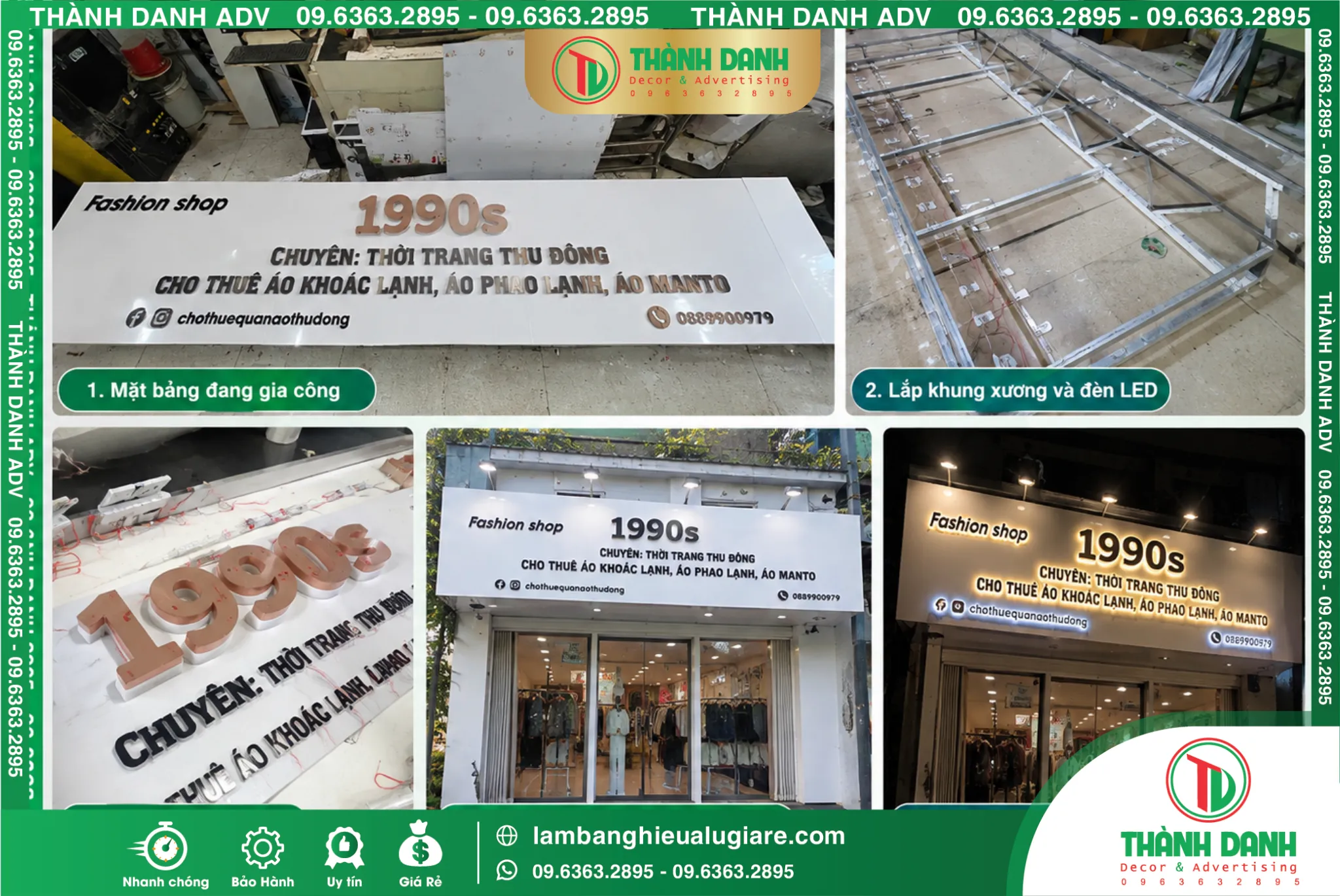 Làm Bảng Hiệu Phường Bến Thành Giá Rẻ, Mẫu Đẹp