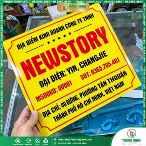 Bảng tên công ty quận 7 NEWSTORY Phường Tân Thuận Gía Rẻ