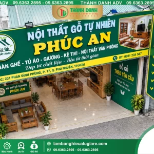 Bảng Bạt Quận Phú Nhuận Nội Thất Gỗ Phúc An Mẫu Đẹp, Giá Tốt