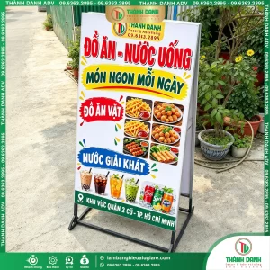 Hộp Đèn Bạt Quận 2 Đồ Ăn Vặt – Mẫu Đẹp, Giá Tốt
