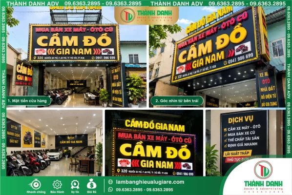 Làm Bảng Hiệu Phường Tân Định Mẫu Đẹp, Giá Rẻ, Thi Công Theo Yêu Cầu