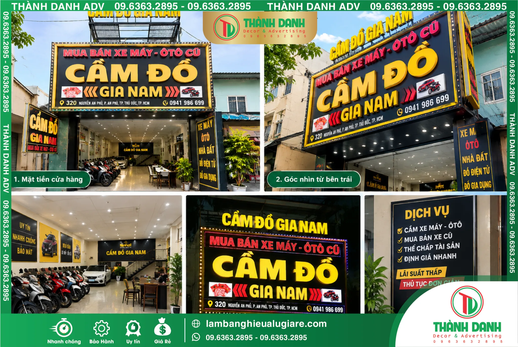 Làm Bảng Hiệu Phường Tân Định Mẫu Đẹp, Giá Rẻ, Thi Công Theo Yêu Cầu