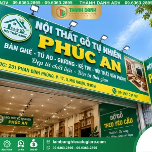 Bảng Bạt Quận Phú Nhuận Nội Thất Gỗ Phúc An Mẫu Đẹp, Giá Tốt