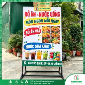 Hộp Đèn Bạt Quận 2 Đồ Ăn Vặt – Mẫu Đẹp, Giá Tốt