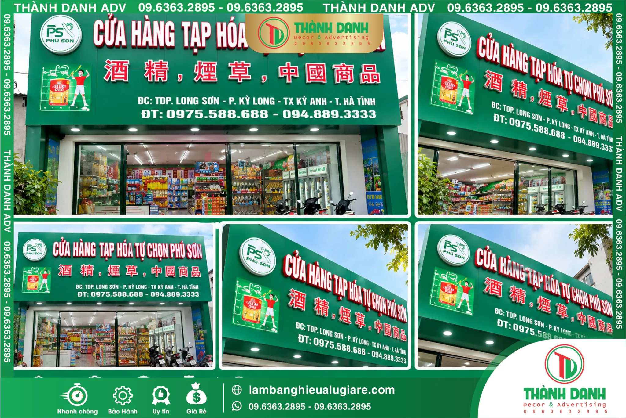 Làm Bảng Hiệu Phường Cầu Ông Lãnh Gía Rẻ Thi Công Theo Yêu Cầu