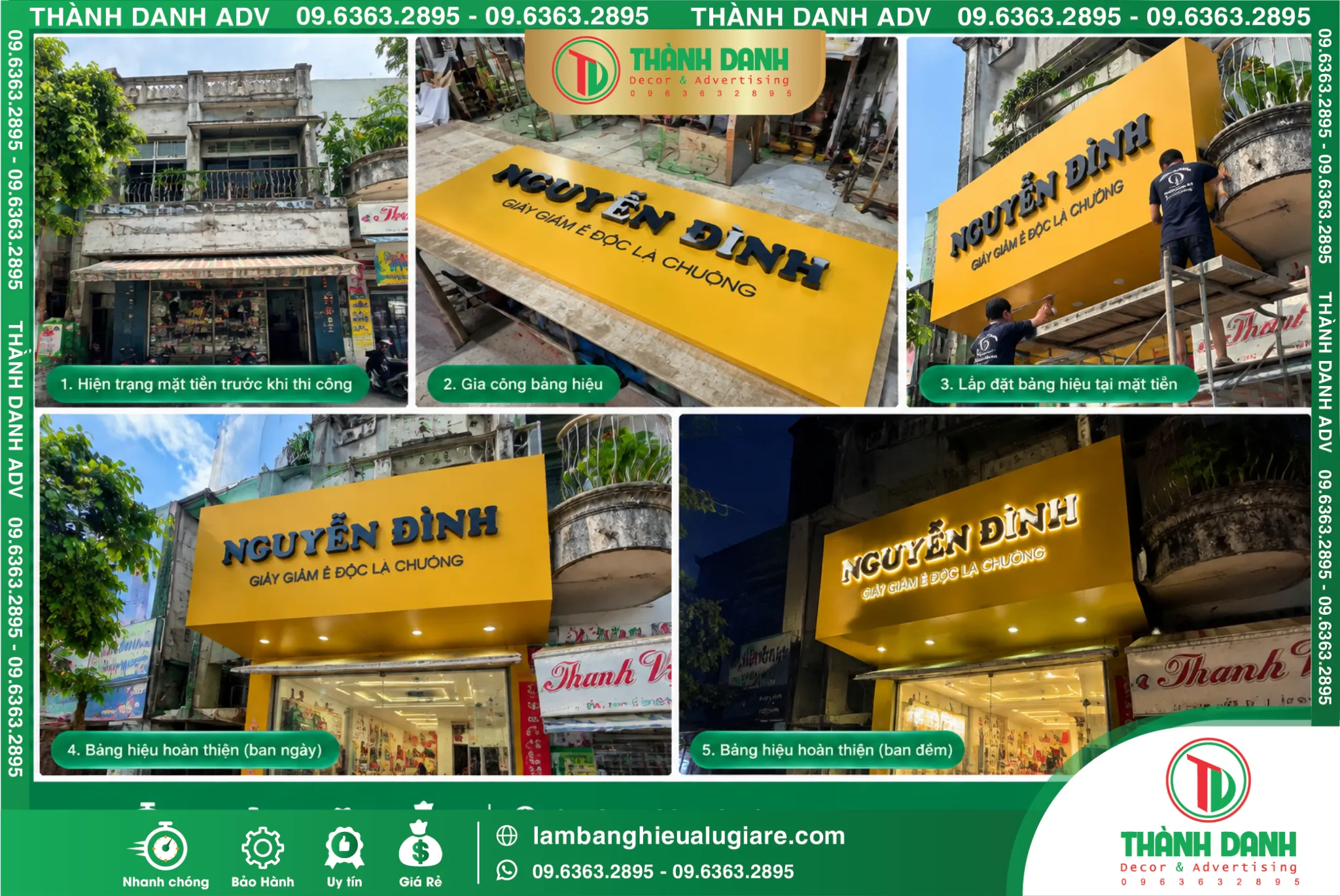 Làm Bảng Hiệu Phường Bến Thành Giá Rẻ, Mẫu Đẹp