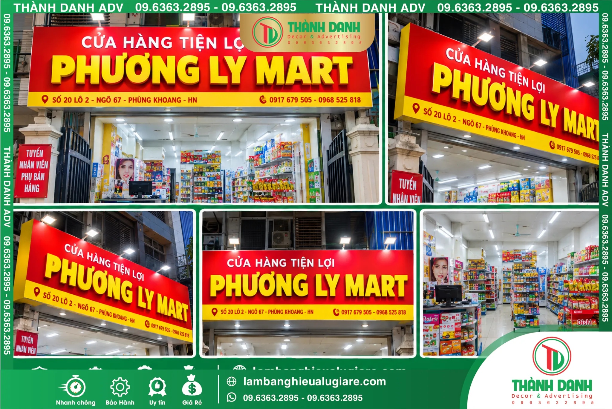 Làm Bảng Hiệu Phường Cầu Ông Lãnh Gía Rẻ Thi Công Theo Yêu Cầu