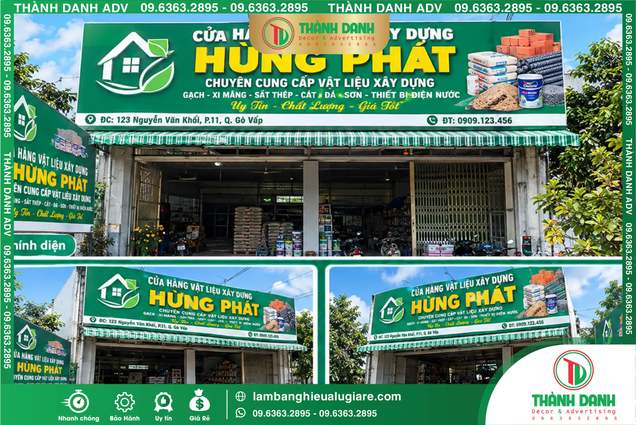 Làm Bảng Hiệu Phường Vĩnh Hội Giá Rẻ, Mẫu Đẹp, Thi Công Tận Nơi